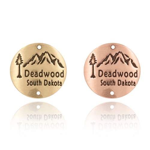 Deadwood sheriff  South Dakota Walking atick medallion 